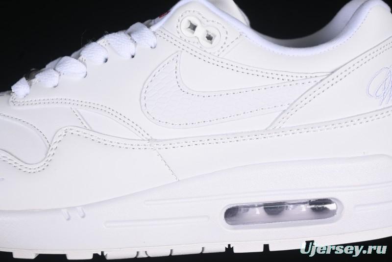 Nike Air Max 1 Retro Running Shoes with Half-Sole Air Cushion - HF8813-100