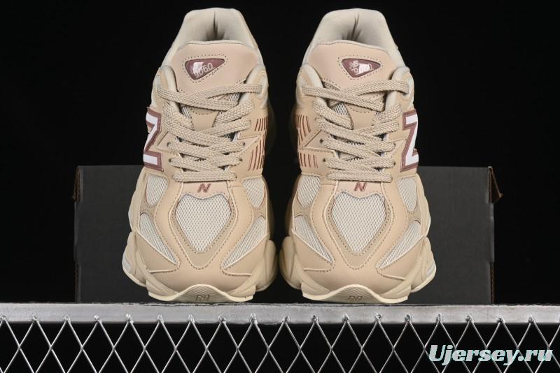 New Balance 9060 Retro Casual Running Sneakers with ABZORB Cushioning Technology - U9060ZGC