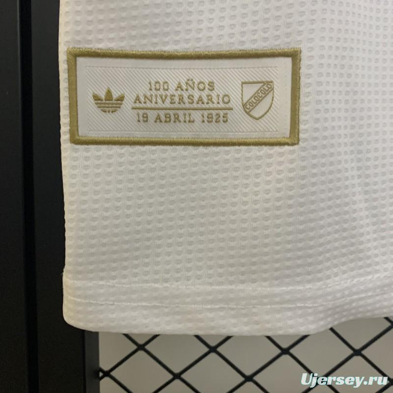25/26 Colo Colo 100th Anniversary White