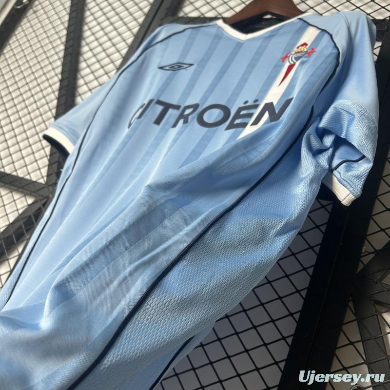 01/02 Retro Celta Home Jersey