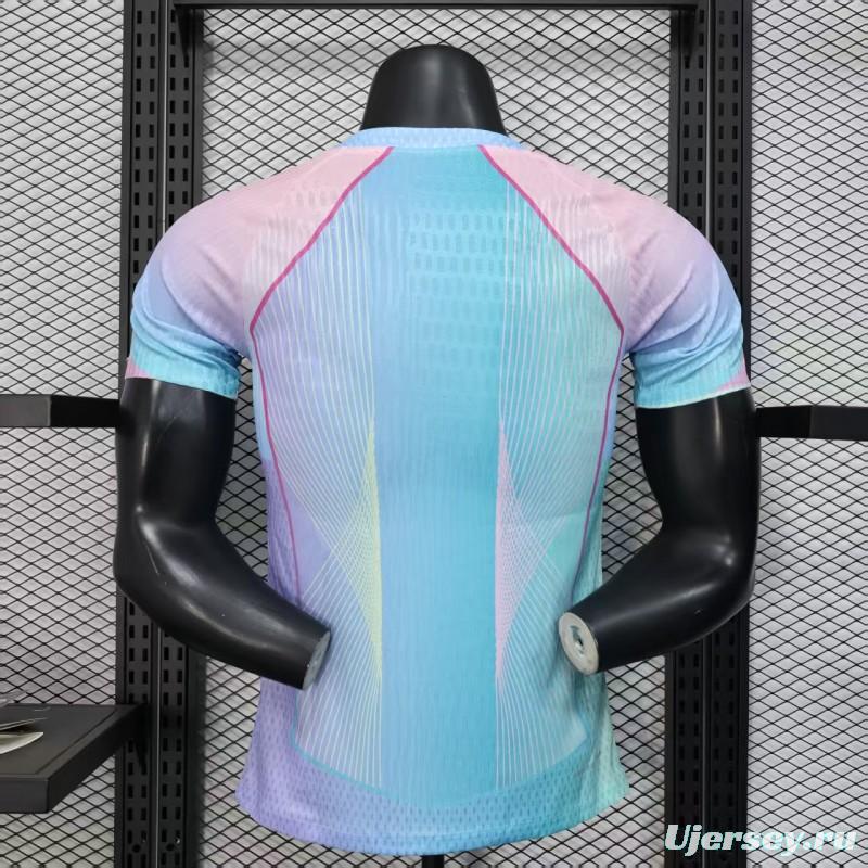 Player Version 25/26 FC Barcelona Mint Green with Pink Trim Jersey