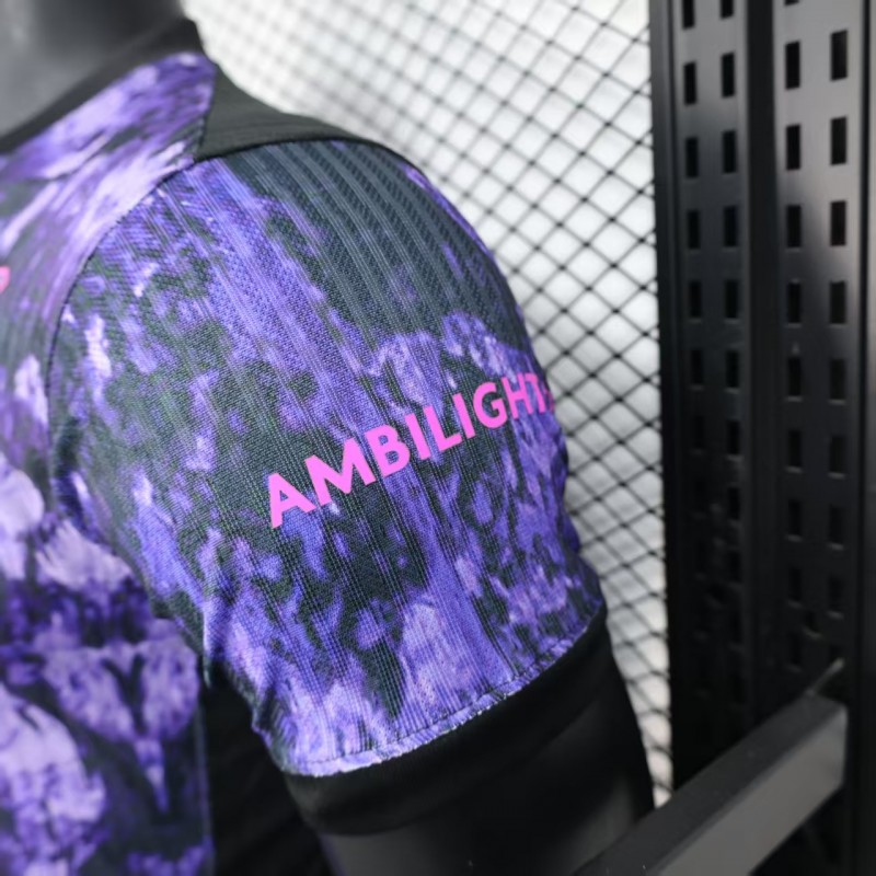 Player Version 25/26 FC Barcelona Purple with Marble Design Jersey