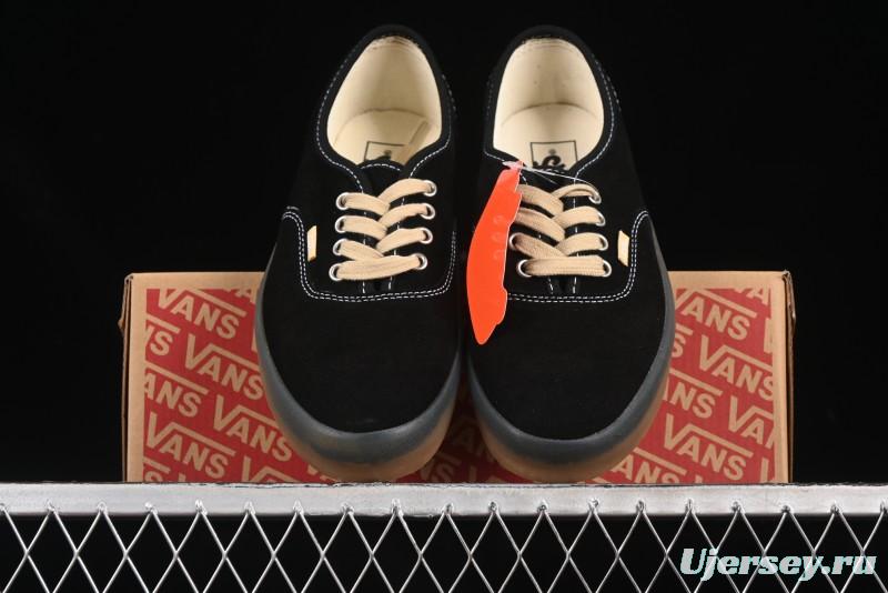 Vans Premium Authentic Suede Retro Sneakers with Translucent Rubber Sole - VN000CRQ6RJ