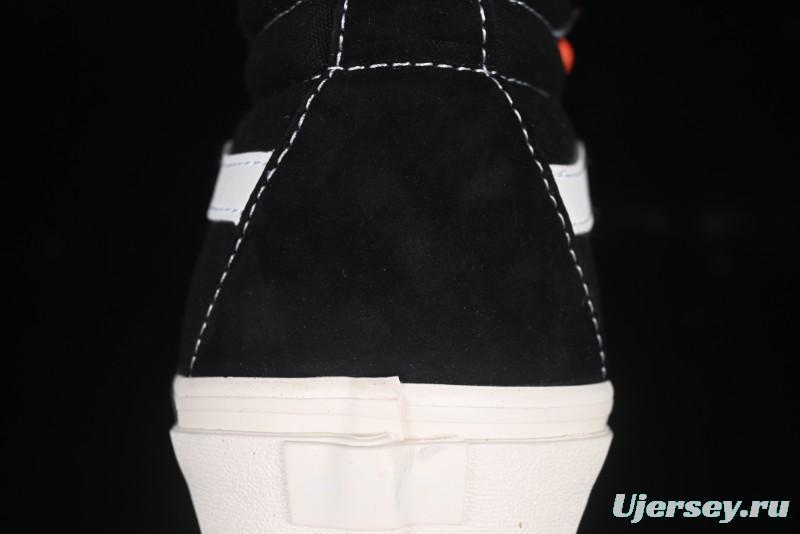 Fear of God x Vans Sk8-Hi High-Top Sneakers in Minimalist Black/White - VN0A2XS1ML5