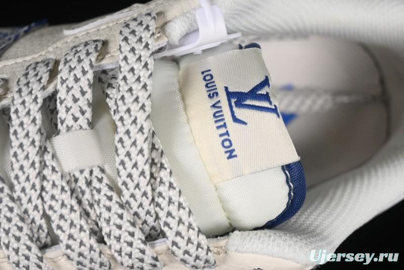 Nike Air Force 1 '07 Low Stussy Collaboration Gradient Denim Casual Sneakers - XS1958-586