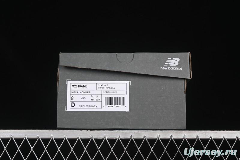 New Balance 2010 Series Retro Casual Running Shoes with Soft Suede and Nylon Mesh - M2010ANB