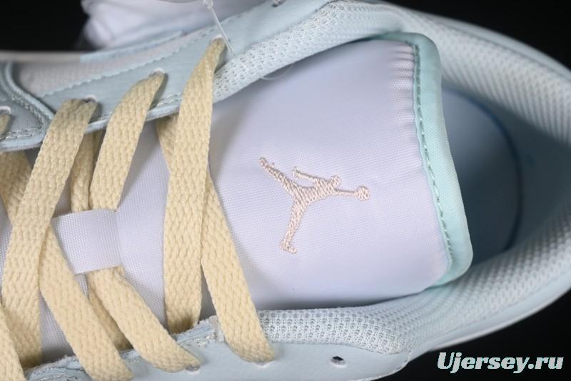 Nike Air Jordan 1 Low AJ1 Mint Blue Low-Top Casual Lifestyle Sneakers - HJ5999-400