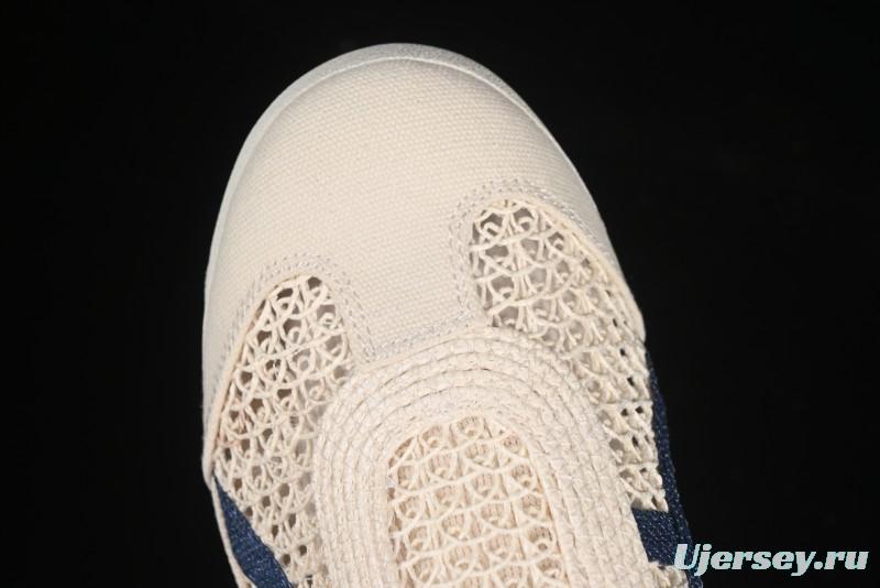 Onitsuka Tiger Mexico 66 Sabot Slip-On Sneakers with Breathable Mesh Upper - 1183C123-100