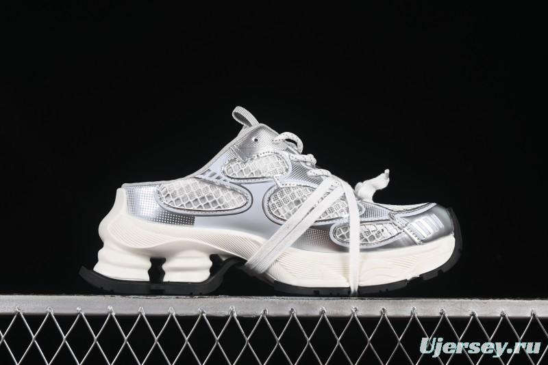 GG-CC Star-Design Lace-Up Hollow-Out Platform Sneakers with 5cm Height Boost - G25U9789