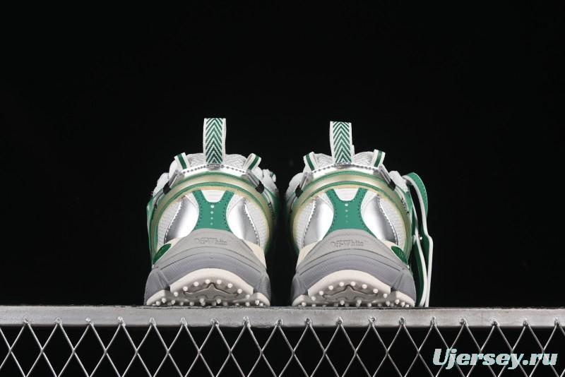 Off-White Be Right Tie-Dye Green Low-Top Lifestyle Casual Shoes - X.E5