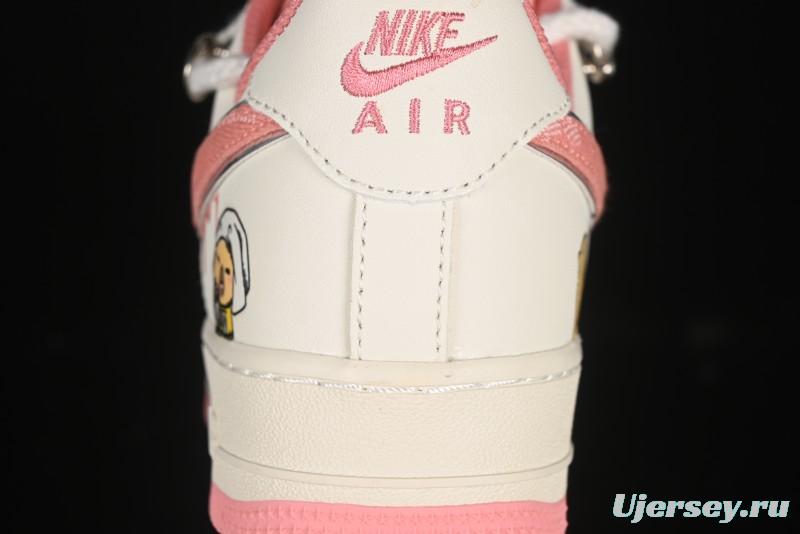 Nike Air Force 1'07 Low x Capybara "Pour milkBape" Casual Sneakers - LV0506-880