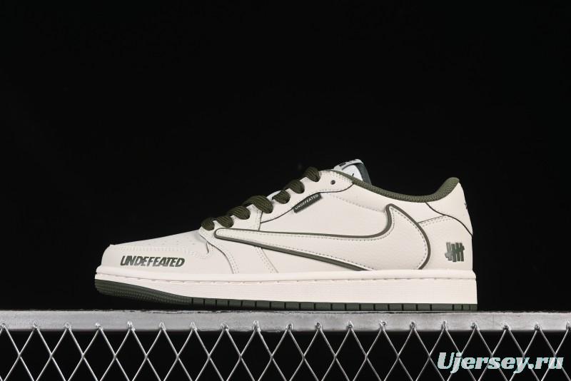 Nike Travis Scott x Fragment Design x Air Jordan 1 Low OG SP AJ1 Collaboration Casual Sneakers - DF1845-535