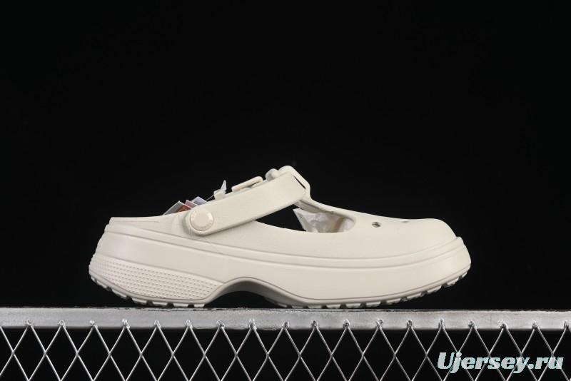 Crocs Mary Jane Classic Simple Casual Beach Clog Sandals - B.D4