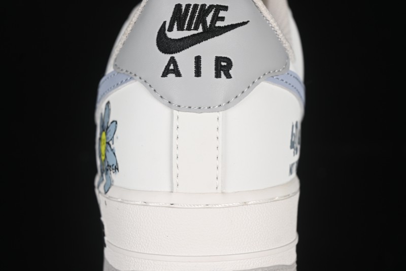 Nike Air Force 1'07 Low "Little Blue Flower" Casual Sneakers - FB1893-888