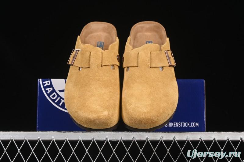 Birkenstock Arizona Soft Footbed Sandals with Suede Leather and Lambswool Lining - G.D4