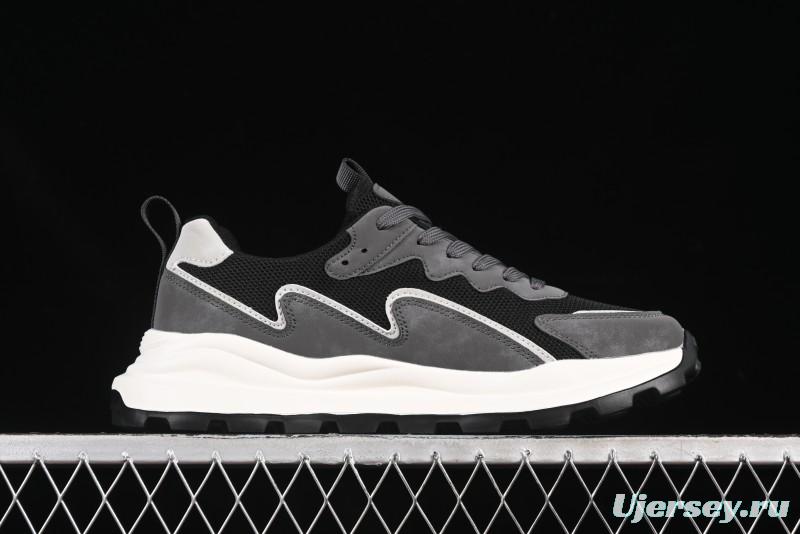 Adidas Thick Sole Waffle Retro Running Shoes with Comfortable Upper and Anti-Slip Sole - 63093901001