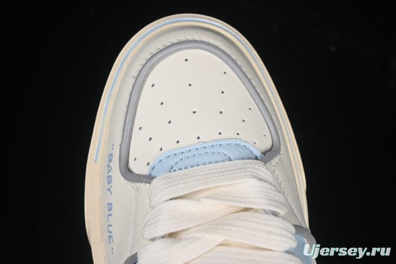 New York Yankees Chunky Liner Mid Denim Monogram Platform Sandals - 3ASXCA12N50IVS