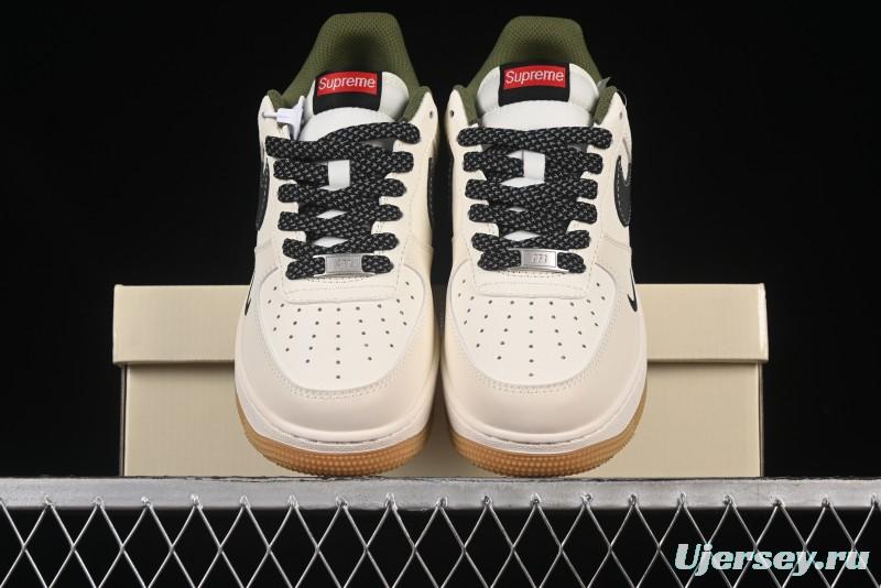 Nike Air Force 1 '07 Low Supreme Collaboration Gradient Gum Sole Casual Sneakers - XS1958-567