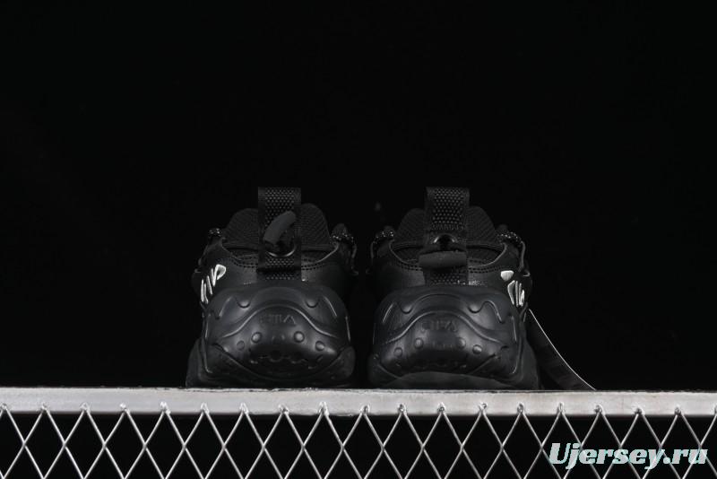 Fila Heritage Fluid Cat Paw 5.0 Retro Dad Shoes with Lace-Up Design - F12M412105FBK