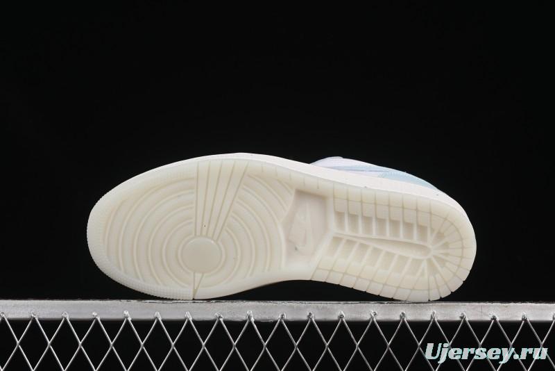 Nike Air Jordan 1 Low AJ1 Mint Blue Casual Lifestyle Sneakers - HJ5999-400