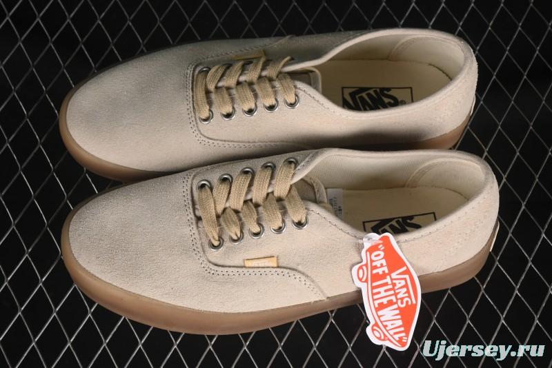 Vans Premium Authentic Suede Retro Sneakers with Translucent Rubber Sole - VN000CRQBYS