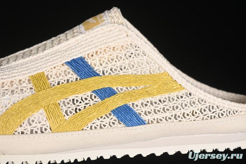 Onitsuka Tiger Mexico 66 Sabot Slip-On Shoes with Breathable Mesh Upper - 1183C123-104