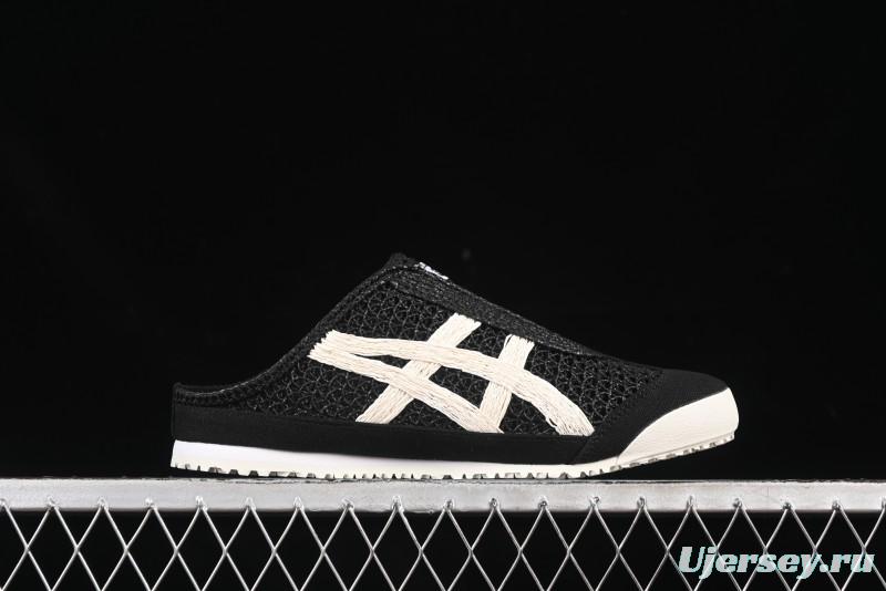 Onitsuka Tiger Mexico 66 Sabot Slip-On Shoes with Breathable Mesh Upper - 1183C123-001