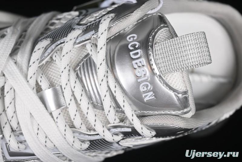 GG-CC Star-Design Lace-Up Hollow-Out Platform Sneakers with 5cm Height Boost - G25U9789