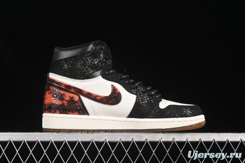 Nike Air Jordan 1 High Retro OG "CNY" Basketball Shoes with Traditional Chinese Auspicious Elements - IB3165-091