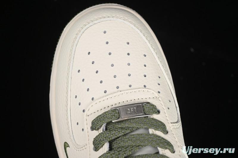 Nike Air Force 1'07 Low Gucci Collaboration Green Grey Pattern Casual Sneakers - XS1958-563