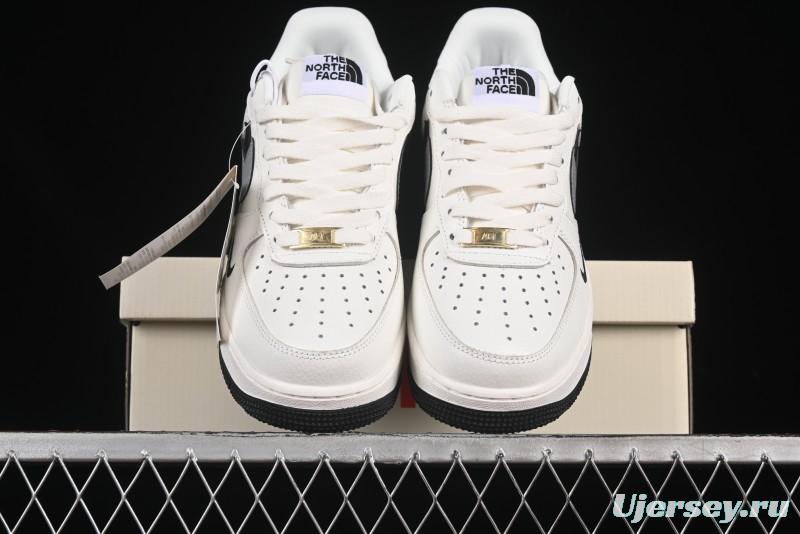 Nike Air Force 1 '07 Low The North Face Collaboration Beige Double Swoosh Casual Sneakers - AM1588-006