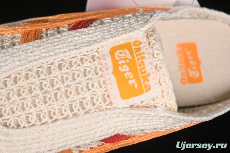 Onitsuka Tiger Mexico 66 Sabot Slip-On Sneakers with Breathable Mesh Upper - 1183A707-106