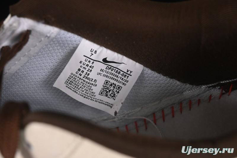 Nike Air Force 1 '07 Low BAPE Collaboration Beige Brown Graffiti Swoosh Casual Sneakers - DF0188-061