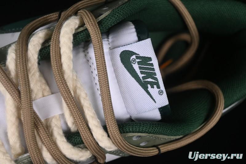 Nike Dunk Low Butterfly Bamboo Forest Green Low-Top Casual Sneakers - DD1391-101