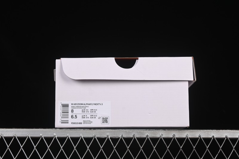 Nike Zoom VaporFly Next 3% Prototype Super Marathon Running Shoes with Dual Airzoom Cushion and ZoomX Foam - FD8315-600