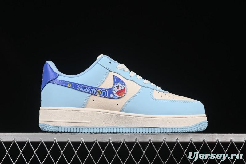 Nike Air Force 1'07 Low Doraemon Casual Sneakers with Full-Length Air Cushion - DF0188-059