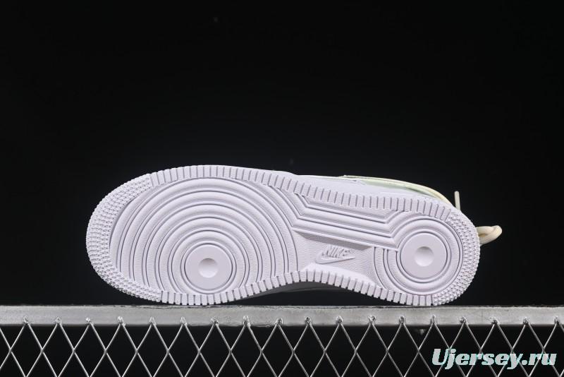 Nike Air Force 1'07 Low "Green Love" 520 Limited Edition Casual Sneakers with Small Green Heart Design - DH2920-111