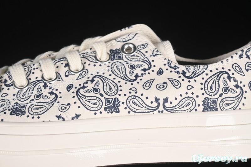 Converse Chuck 1970s Low Top Casual Sneakers with Paisley Pattern - A15752C