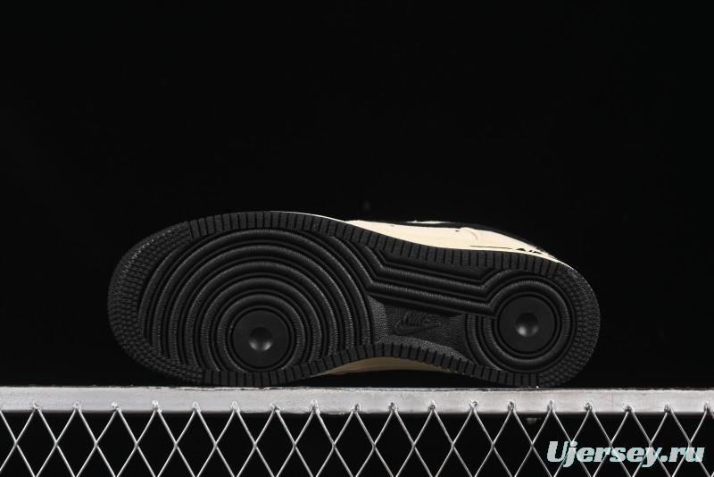 Nike Air Force 1 '07 Low Stussy Collaboration Hemp Low-Top Casual Sneakers - XX3168-153