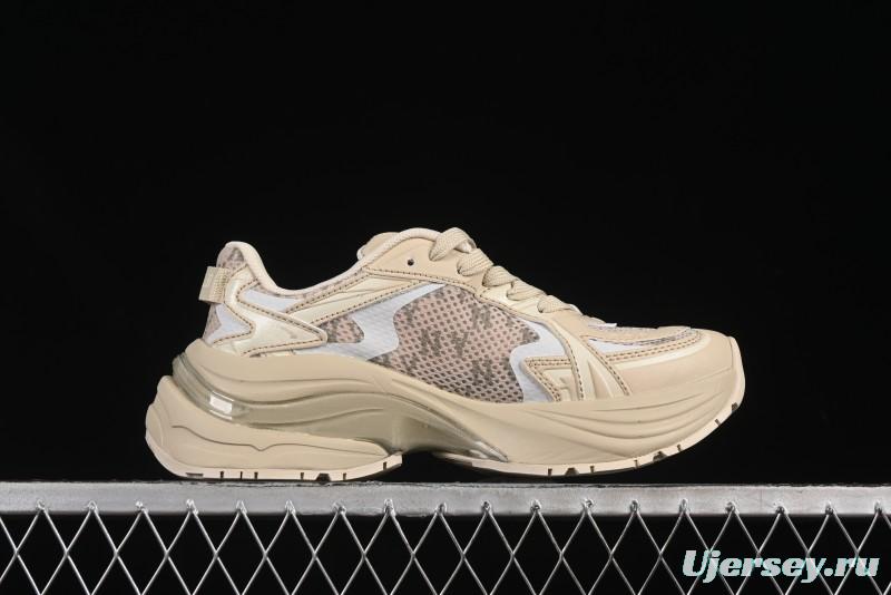 New York Yankees MLB Chunky Curve Runner Monogram Thick Sole Casual Running Shoes - 3ARNSPL5N50SAS