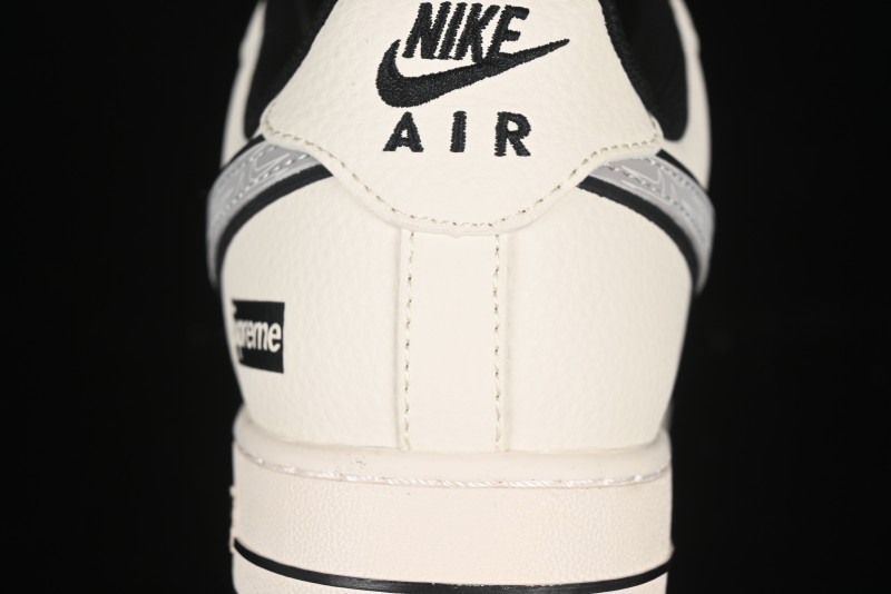 Nike Air Force 1 '07 Low Supreme Collaboration Shadow Swoosh Casual Sneakers - XX3168-149