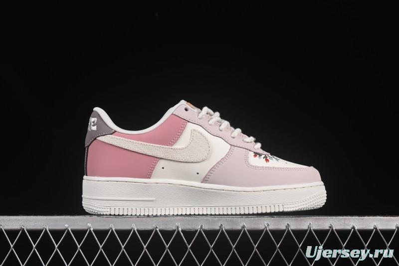 Nike Air Force 1'07 Low Casual Sneakers with Full-Length Air Cushion - IB8874-111