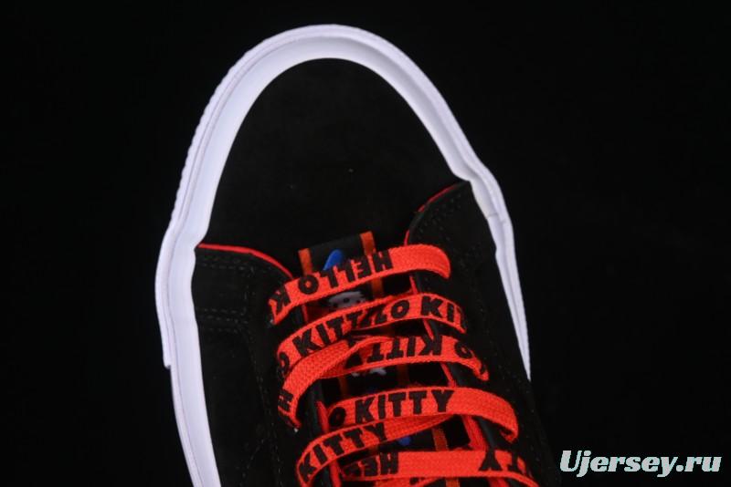 Converse One Star Low Top Casual Sneakers with Hello Kitty Collaboration - Pink Star and Embroidered Bow Design - 163904C