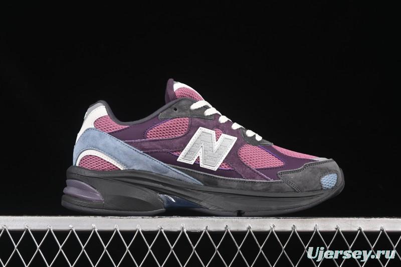 New Balance 2010 Series Retro Casual Running Shoes with Soft Suede and Nylon Mesh - M2010ANB