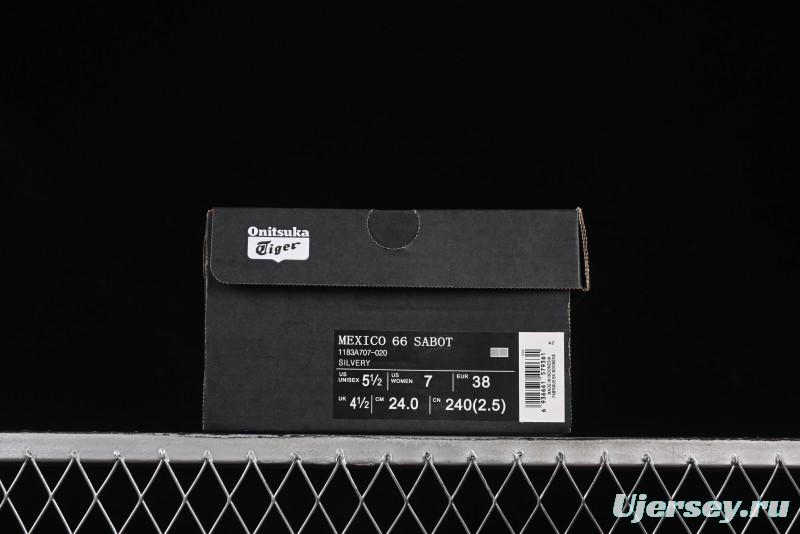 Onitsuka Tiger Mexico 66 Sabot Slip-On Shoes with Breathable Mesh Upper - 1183A707-020