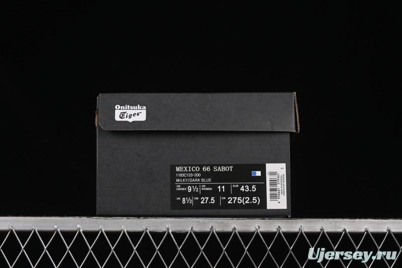 Onitsuka Tiger Mexico 66 Sabot Slip-On Shoes with Breathable Mesh Upper - 1183C123-200