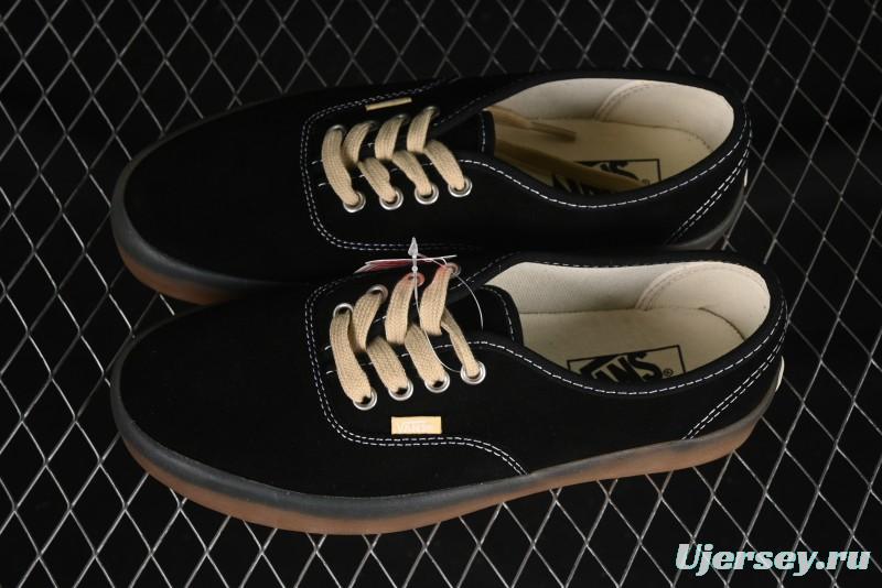 Vans Premium Authentic Suede Retro Sneakers with Translucent Rubber Sole - VN000CRQ6RJ