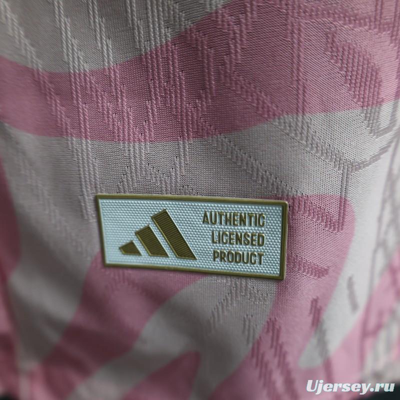 Player Version 25/26 Flamengo Pink with Marble Pattern Jersey