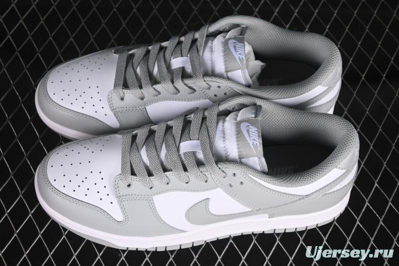 Nike SB Dunk Low White Grey Low-Top Casual Skate Shoes - HF5441-105