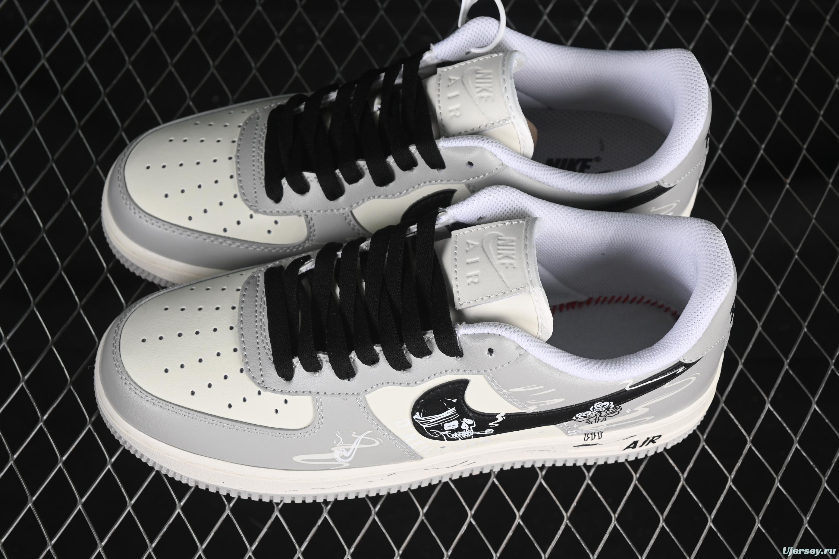 Nike Air Force 1 '07 Low "Quit Smoking" Custom Sneakers - DO7471-991